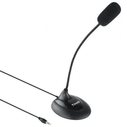 Tooq TQMM-213 Micrófono Flexible Negro Tooq TQMM-213 Micrófono Flexible Negro
